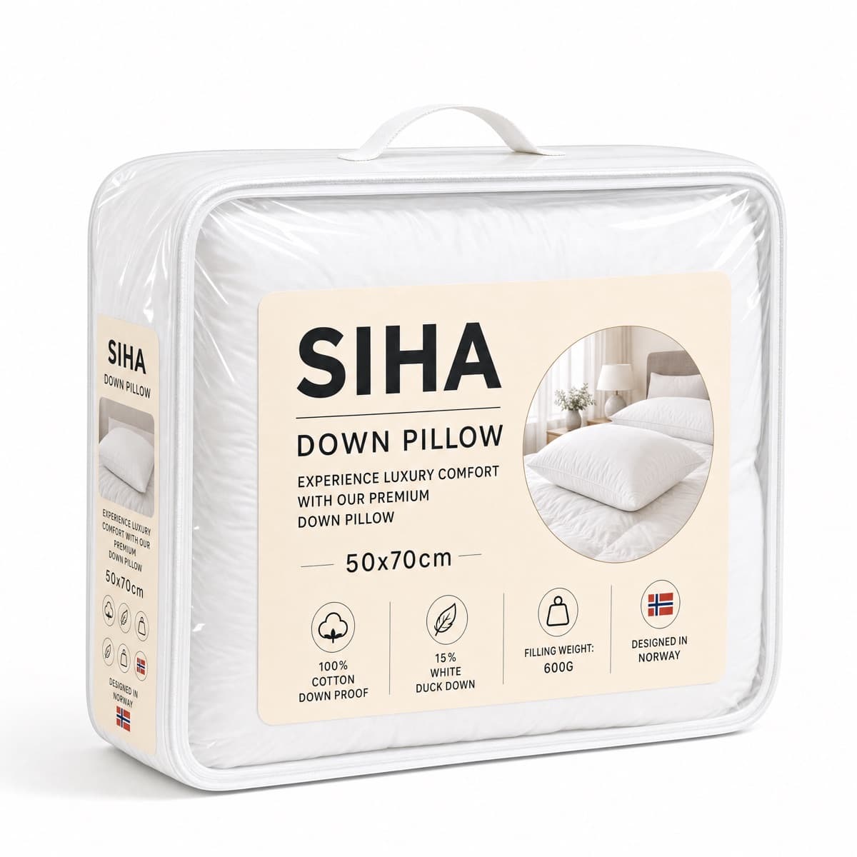 Siha Down Pillow bilde 3